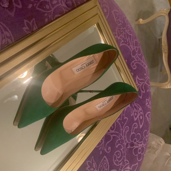 Jimmy Choo Shoes - Gorgeous Emerald Green Heels